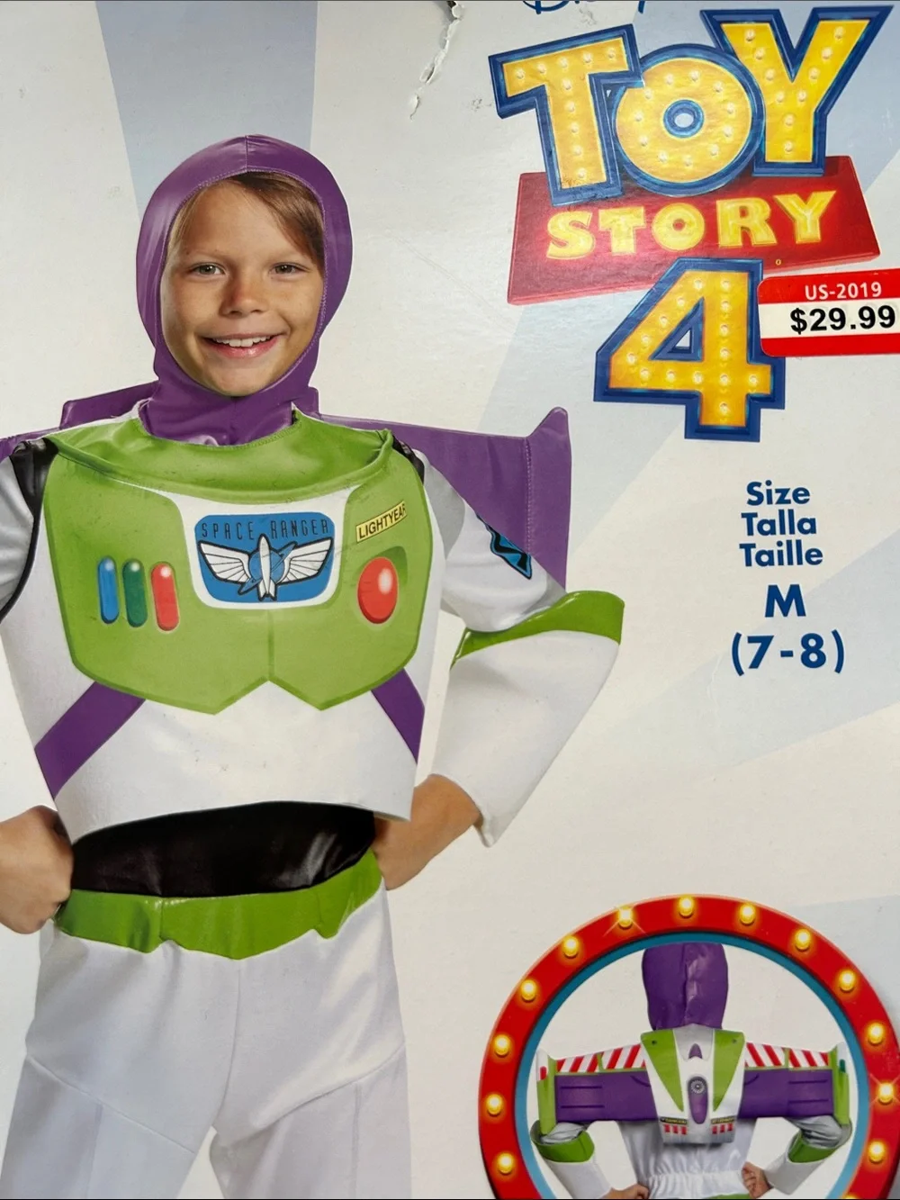 Buzz Lightyear To Infinity and beyond! Rocket 🚀 Kids Costume -7/8